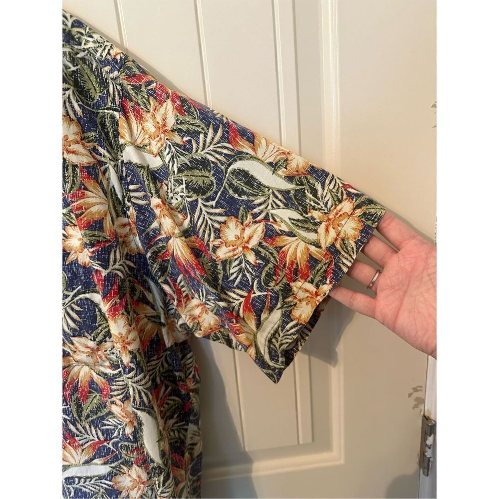 Natural Issue 100% Cotton Short Sleeve Hawaiian Tropical Button Shirt - Size XXL - Picture 2 of 6